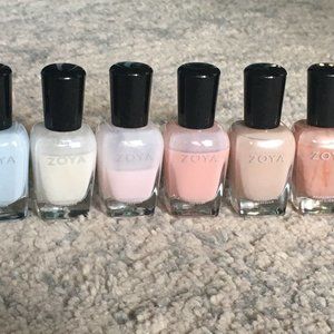 Zoya Nailpolish, 6 summer colors